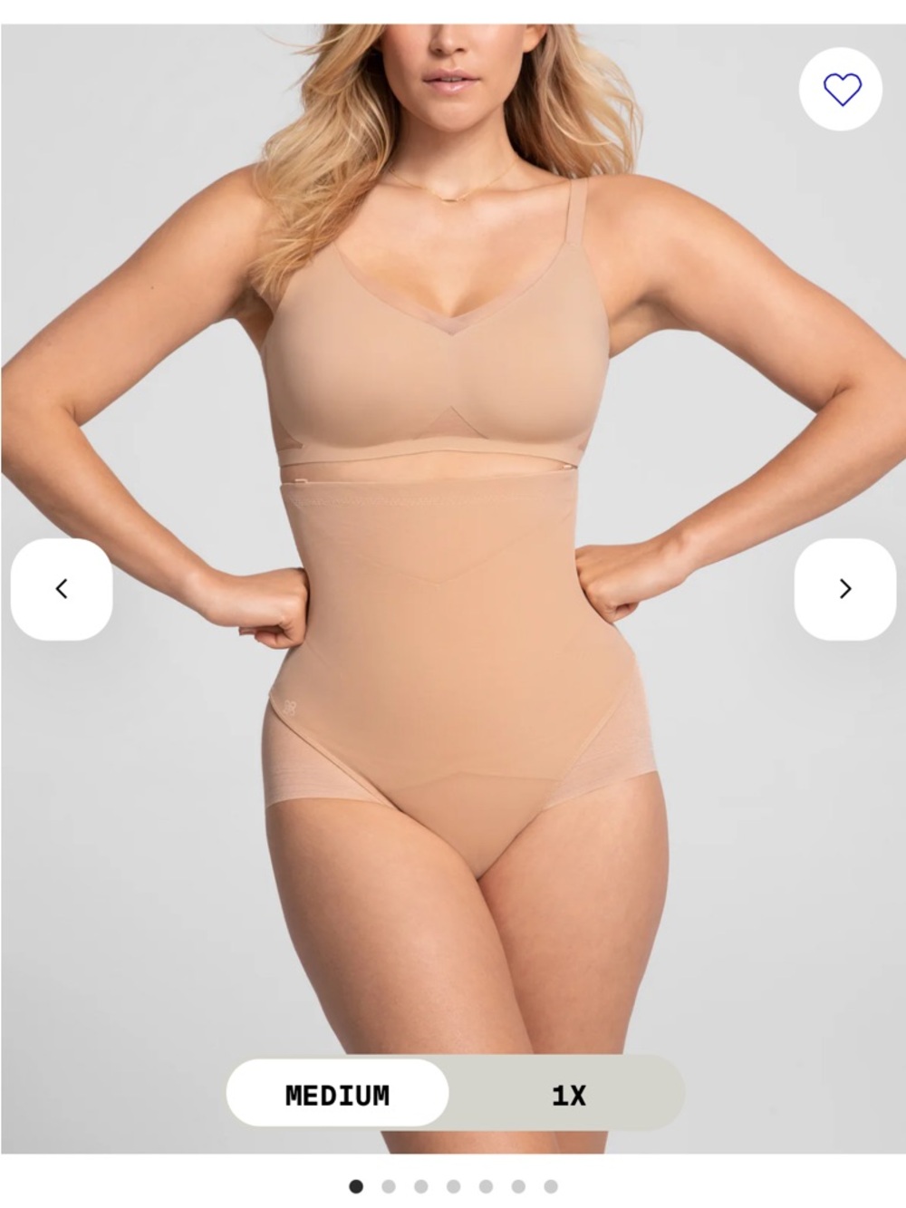 Honeylove High-Waist Shaper Brief in Nude